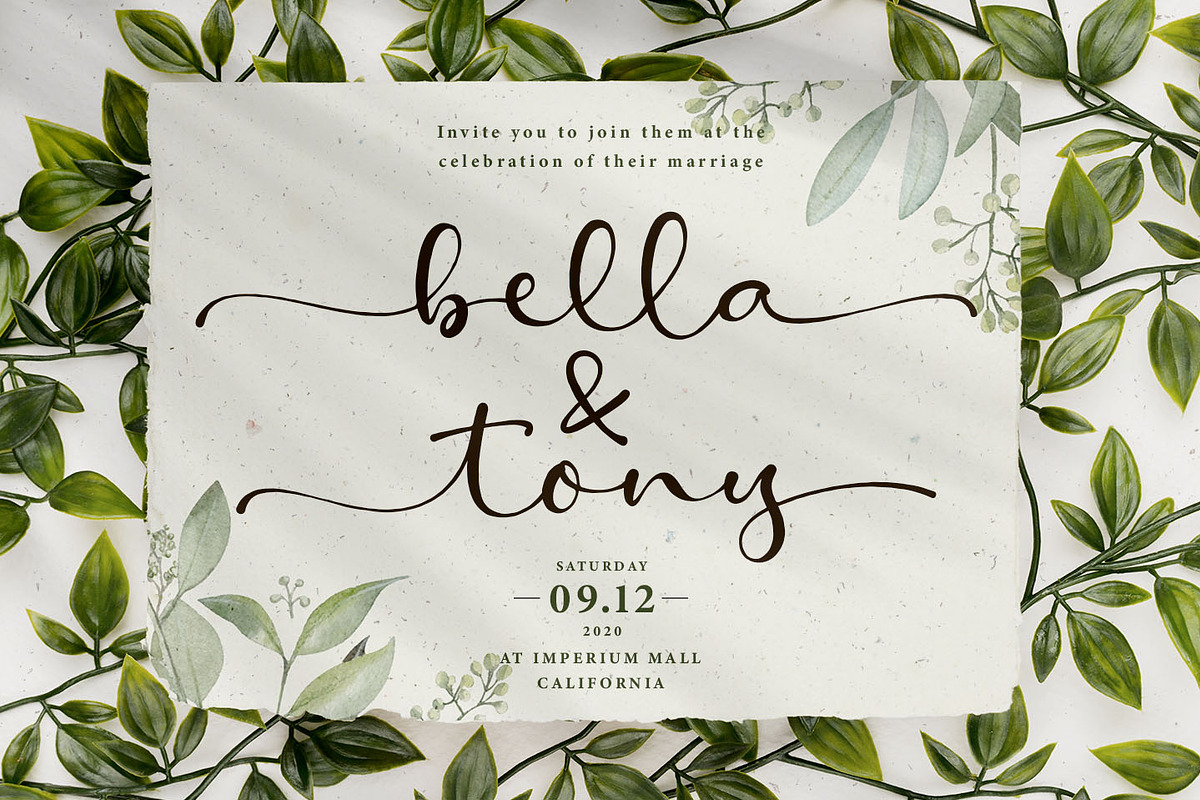 Amelia Stanley - Signature Script, a Script Font by Kotak Kuning Studio (Photo 3 of 10)