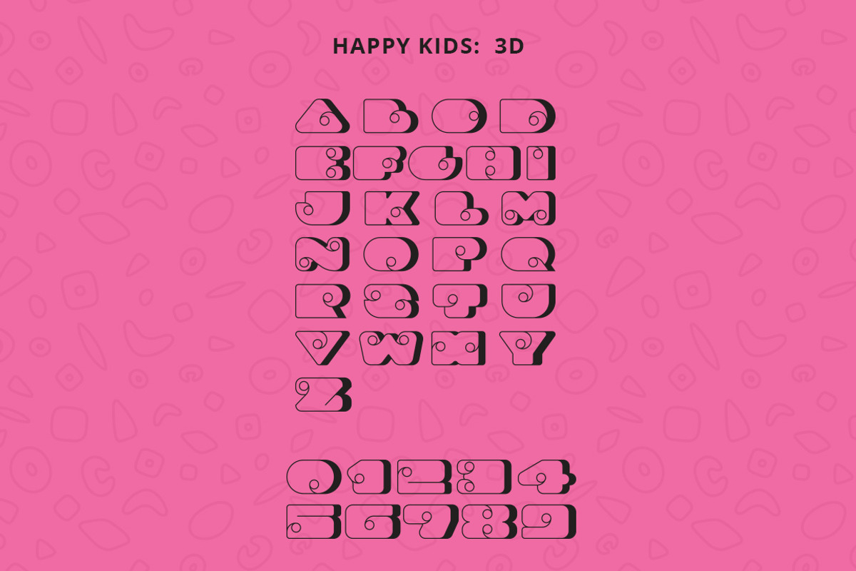 Happy Kid Fancy Font preview 3