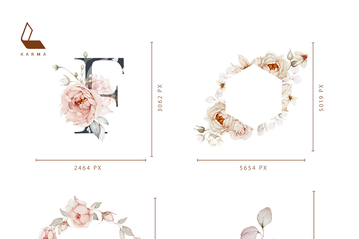 Fiona | Botanical set, a Decorative Illustration by Karma (Photo 34 of 36)