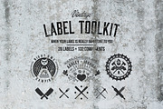 Vintage label toolkit, a Branding & Logo Template by sergio zest (Thumbnail 1 of 5)