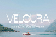 Veloura - Experimental Sans Serif, a Sans Serif Font by Schrifted Type (Thumbnail 1 of 8)