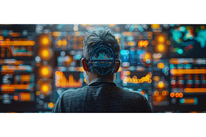With digital augmented reality, a Business Photo by ZinetroN