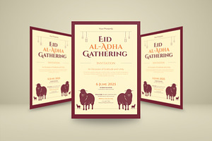 Minimalist Corporate Eid al-Adha, an Invitation Template by Artnivora.Std