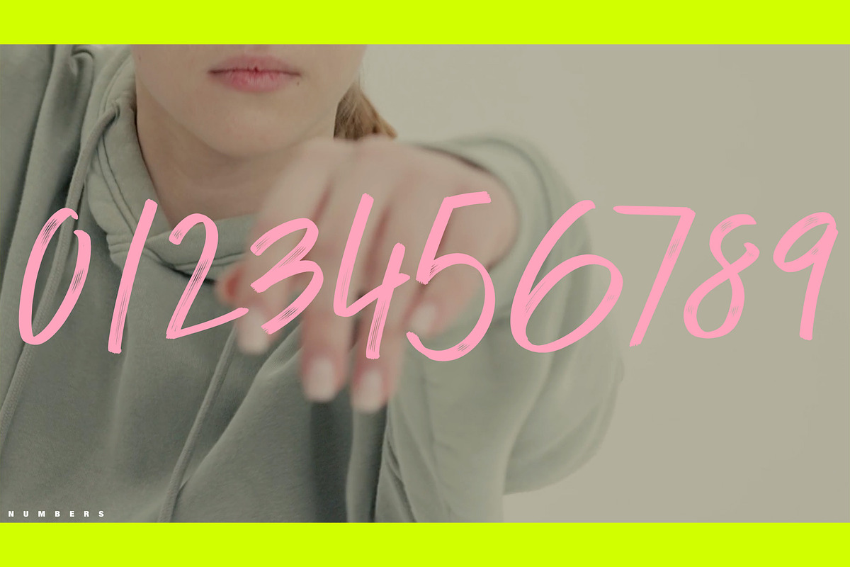 Animated Marker Font - BLACKDOT, a Script Font by ana & yvy (Photo 17 of 20)