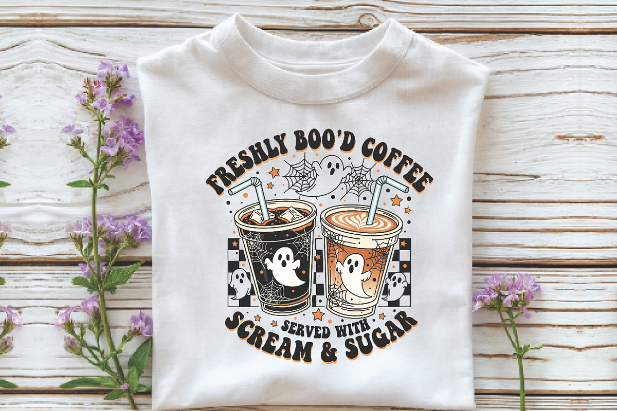 Freshly Boo’d Coffee Halloween Fall, an Illustration by Libby Wishes (Photo 5 of 5)