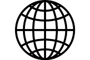 Globe & World Map Silhouette Bundle, a Technology Illustration by balal (Thumbnail 13 of 13)