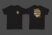 retro hand holding a big burger, a Branding & Logo Template by Judsart (Thumbnail 2 of 3)