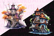 The Evil Witch’s House Clipart, a Seasonal Illustration by LekoArt (Thumbnail 5 of 10)