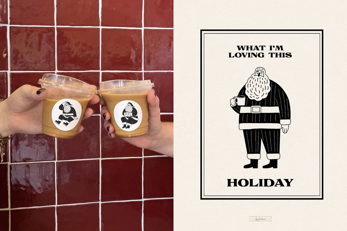 A Very Busy Santa Illustrations, a Seasonal Illustration by Feelsoul (Photo 4 of 10)
