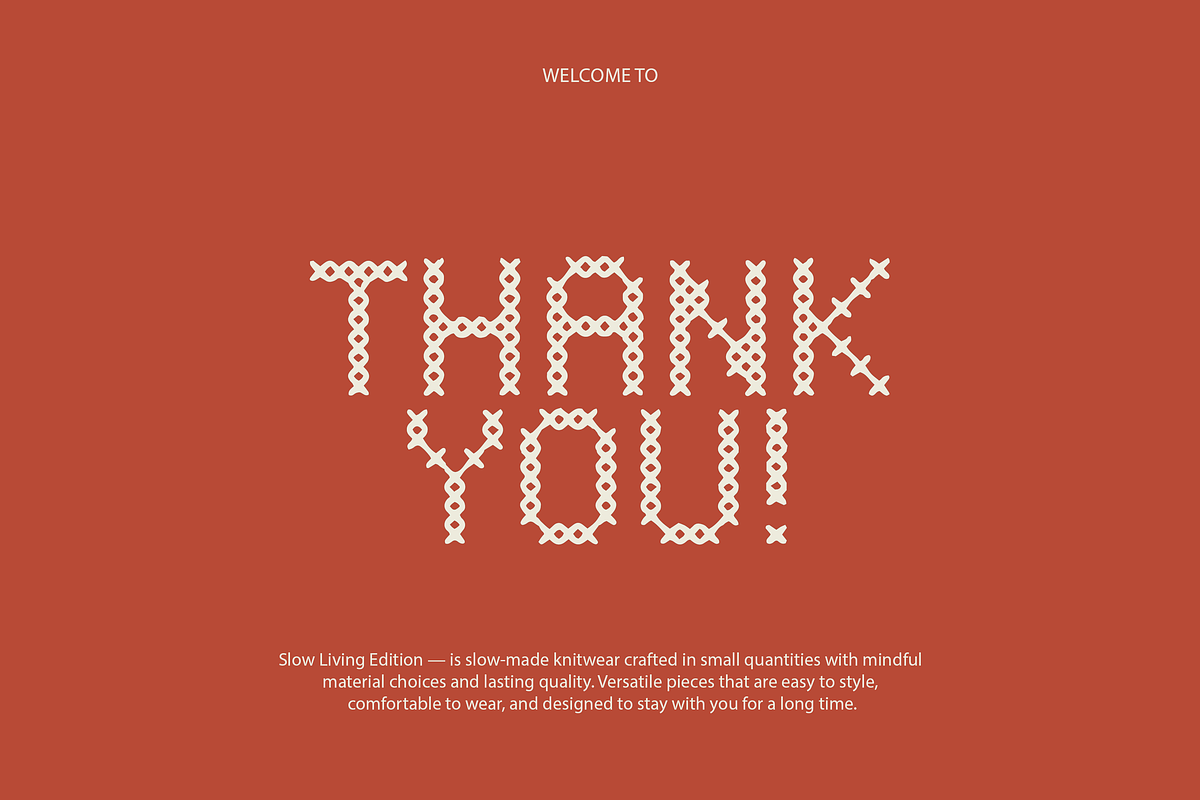 Weave | Cross Stitch Font, a Handwritten Font by gafaroff studio (Photo 3 of 4)