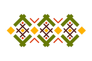 Ethnic pattern. Geometric and aztec, an Illustration by the8monkey