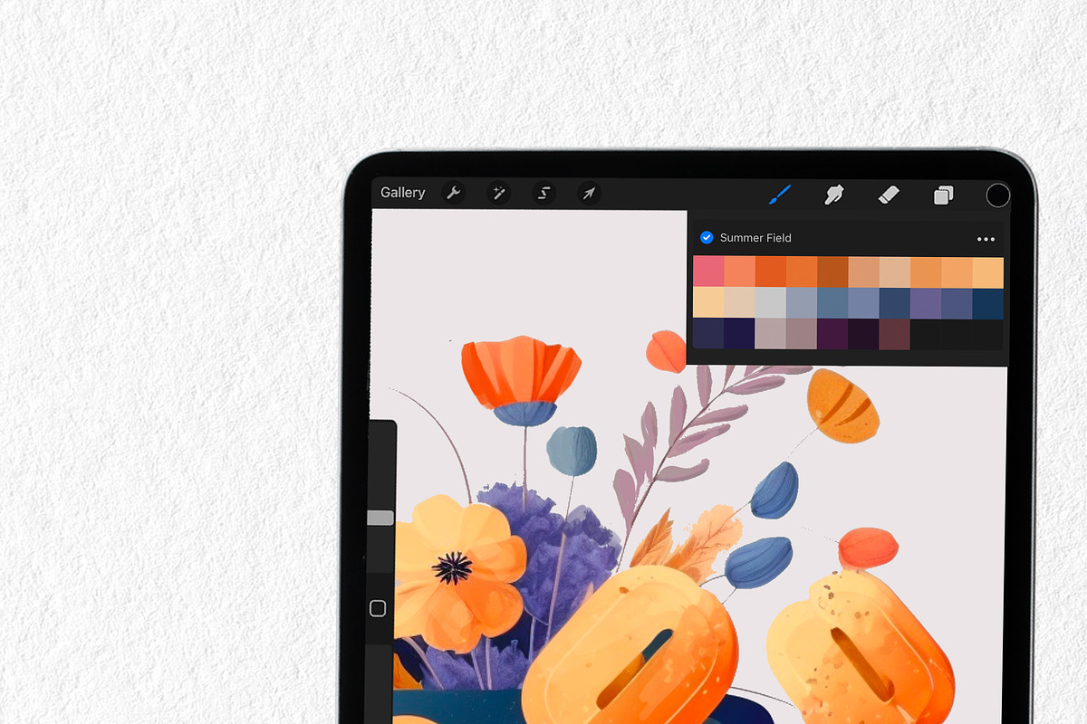 Procreate Color Palette Swatch Set, a Palette Add-On by ValeryDan (Photo 4 of 6)