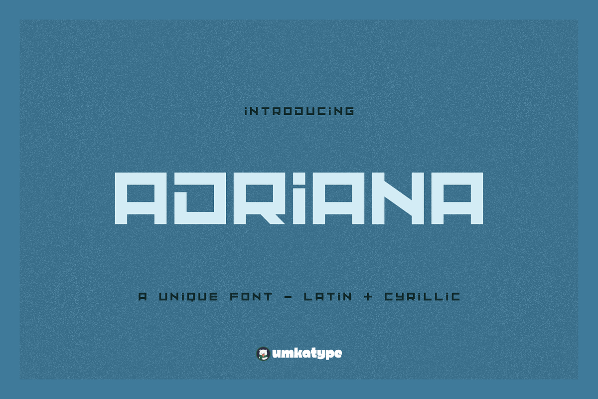 Adriana Display Font, a Sans Serif Font by alpercakici (Photo 9 of 9)