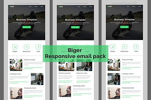 Biger - Responsive Email Pack