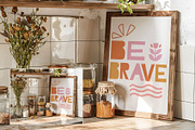 Rustic A4 Frame Mockup FR-KI-01, a Household Mockup by Callistemon Creative (Thumbnail 6 of 8)