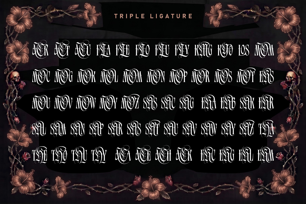 Silver Shard Typeface, a Blackletter Font by alit design (Photo 19 of 20)