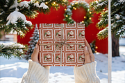 Christmas Gift Mockup Gold Ribbon, a Product Mockup by TatiMockup (Thumbnail 4 of 4)