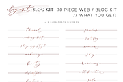 70 Piece Elegant Blog Kit, a Templates & Theme by Inky Jar Design Studio (Thumbnail 5 of 8)