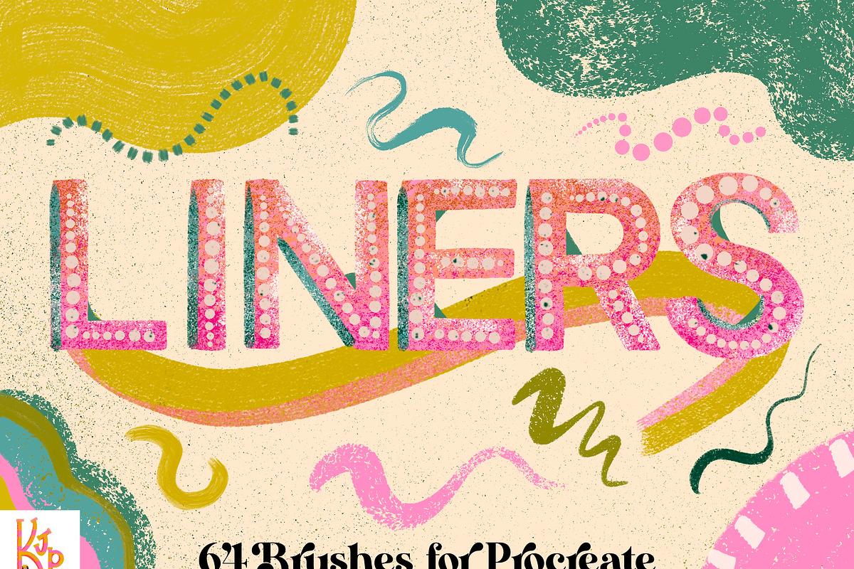 Liner Brushes For Procreate, a Brush Add-On by KJP Designs (Photo 1 of 14)