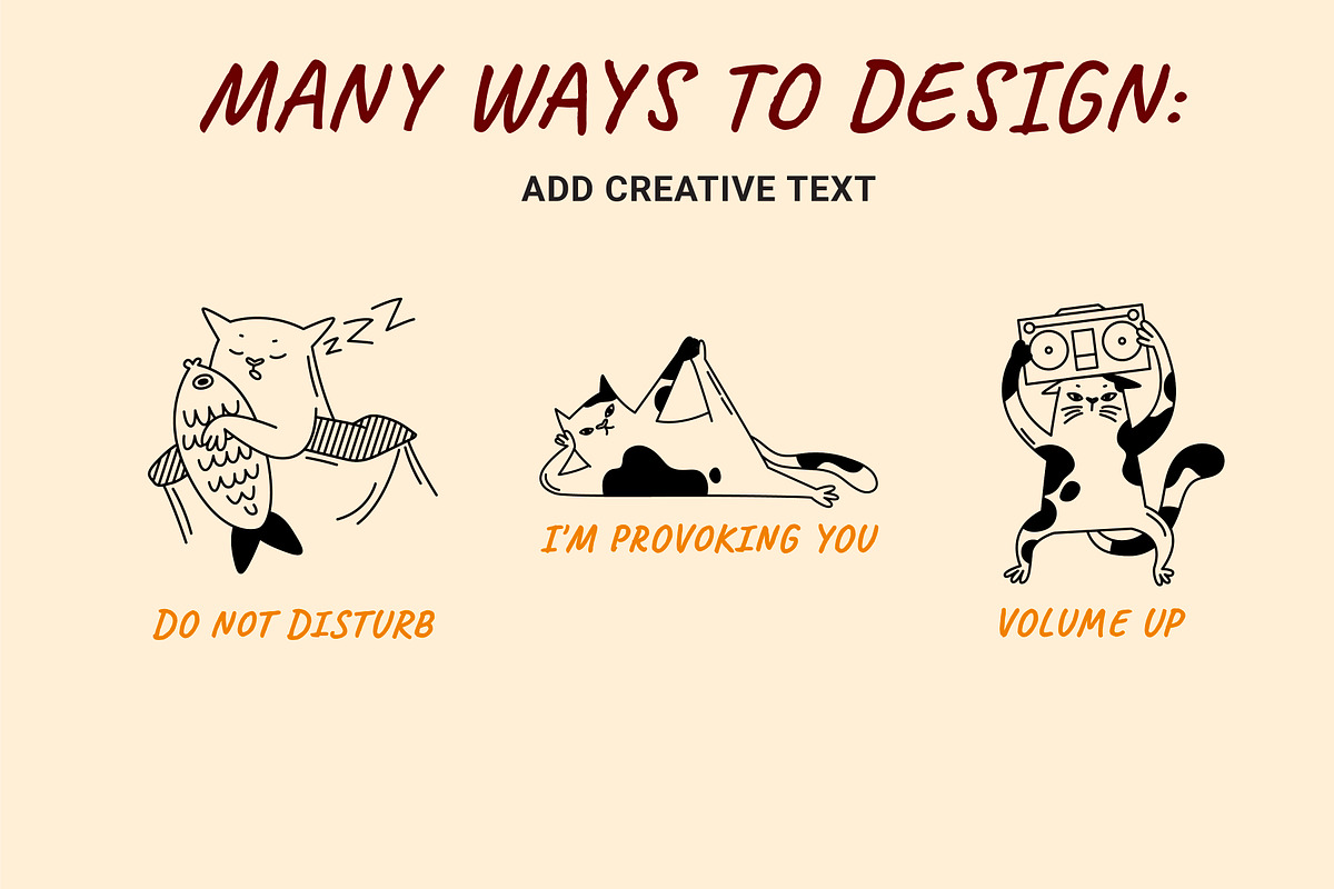 22 Funny cats vector illustration 1, an Animal Illustration by Yanakicc (Photo 3 of 10)