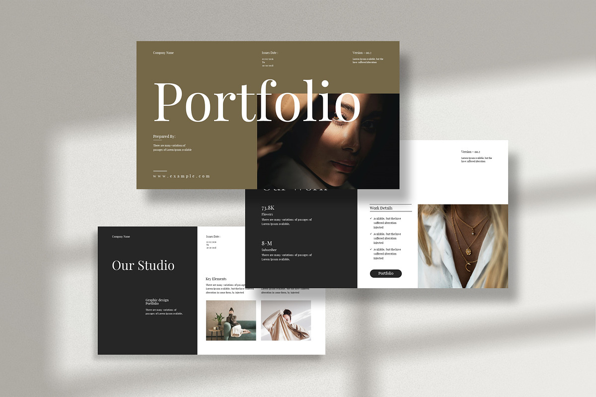 Portfolio Presentation Template preview 7
