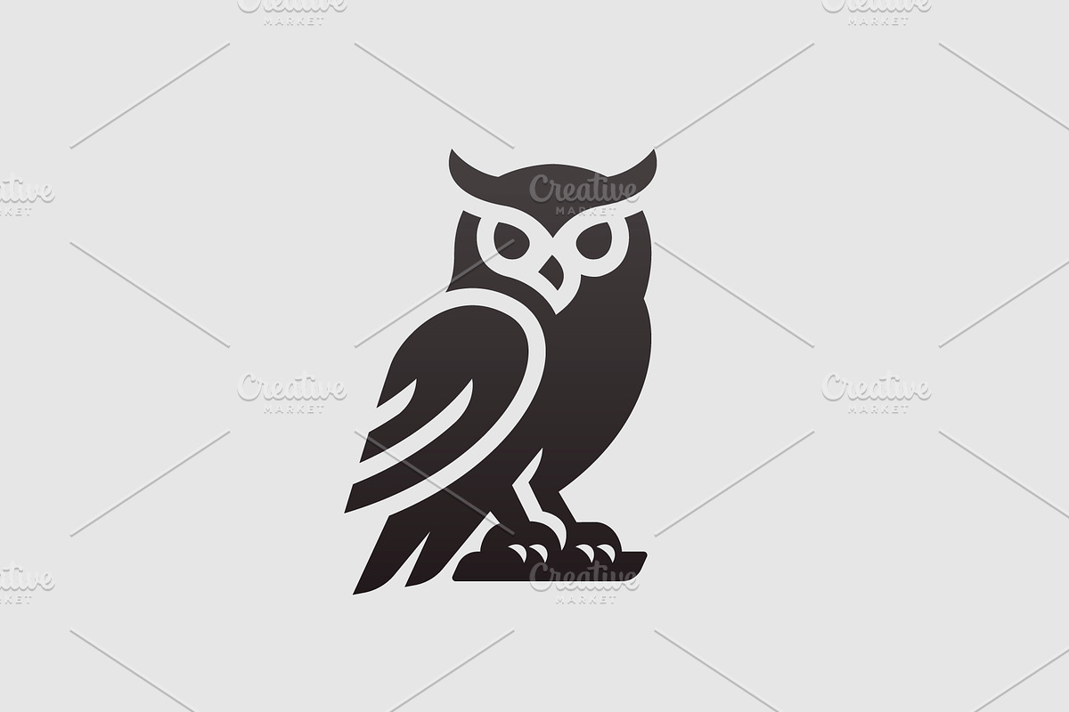 Owl Logo Template, a Branding & Logo Template by lettett