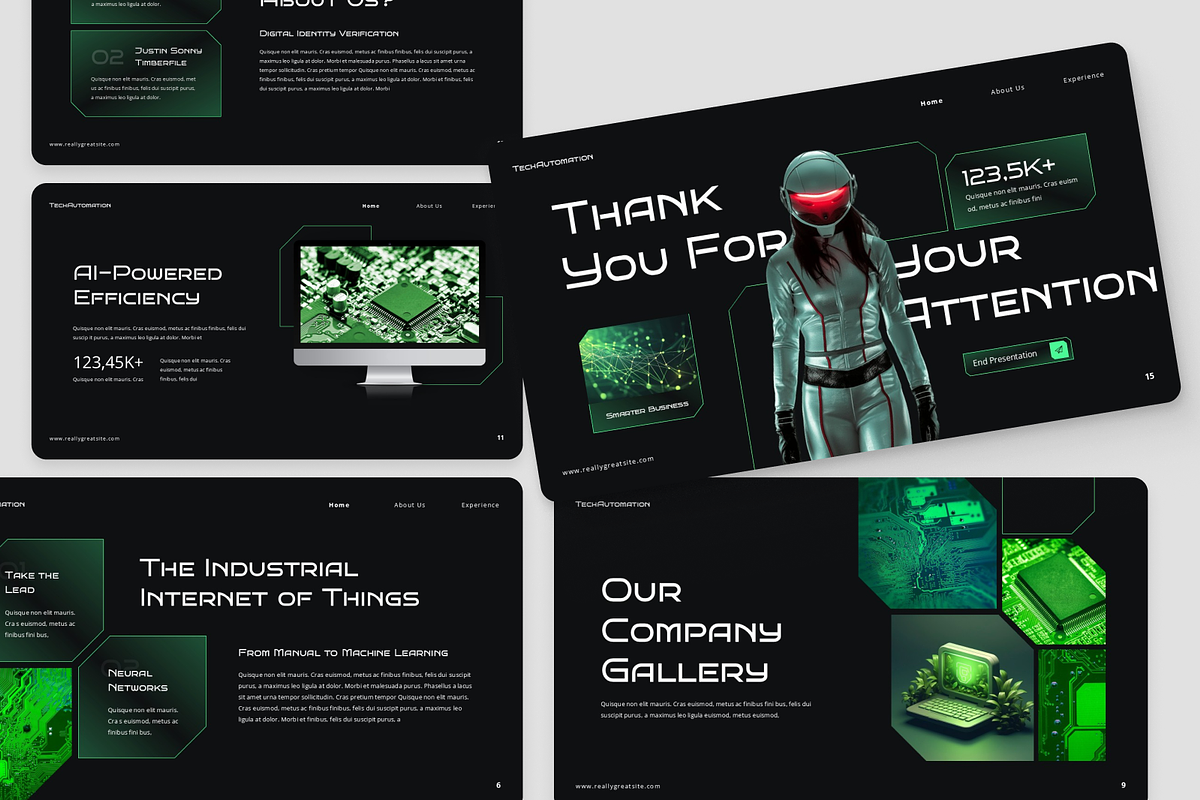 Technology Automation Presentation, a Presentation Template by Annora Studio (Photo 5 of 7)