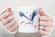 Watercolor White Birds Illustrations, an Illustration by Sublimation Artist (Thumbnail 5 of 6)