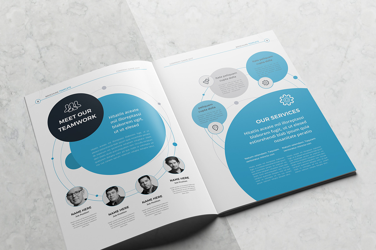 Company Brochure 16 Pages, a Brochure Template by BrochuresFactory (Photo 6 of 10)