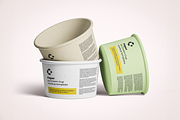 Paper Ice Cream Cup Mockup, an Advertising Mockup by Se٧enStudio (Thumbnail 2 of 2)