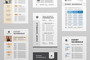 Event Schedule Bundle, a Flyer Template by Leaflove (Thumbnail 5 of 10)