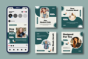 Fashion Social Media Post Template, a Social Media Template by MightyDesign (Thumbnail 2 of 8)