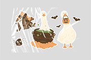 Halloween Goose Hand Drawn, an Object Illustration by Jump Studio (Thumbnail 3 of 5)