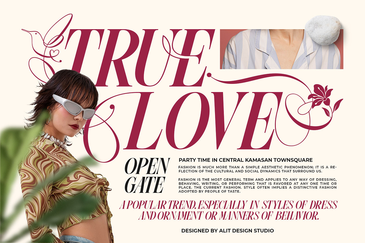 Glow More Typeface, a Serif Font by alit design (Photo 4 of 17)