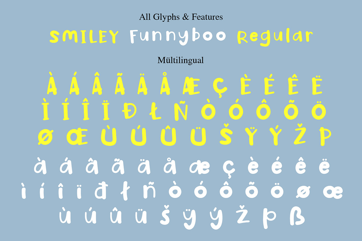 Smiley Funnyboo, a Handwritten Font by BBtypeStudios (Photo 14 of 17)