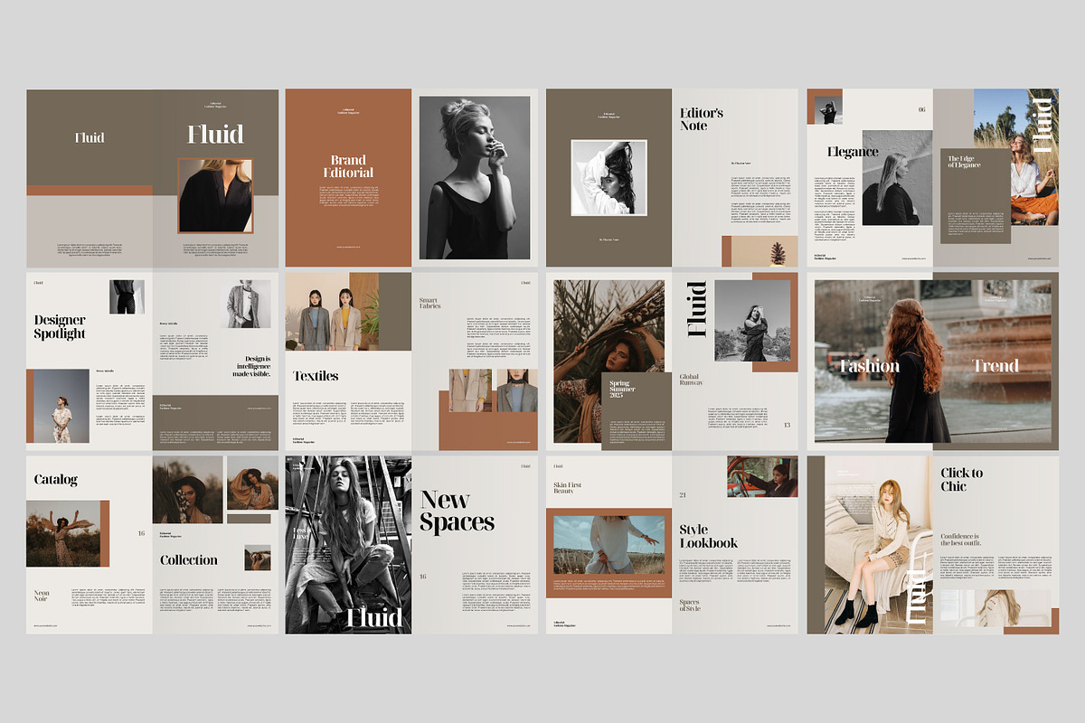 Fluid Editorial Fashion Magazine, a Magazine Template by Haps Space (Photo 8 of 8)