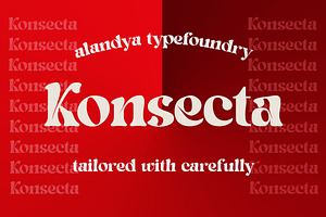 Konsecta Serif Display, a Serif Font by Alandya TypeFoundry