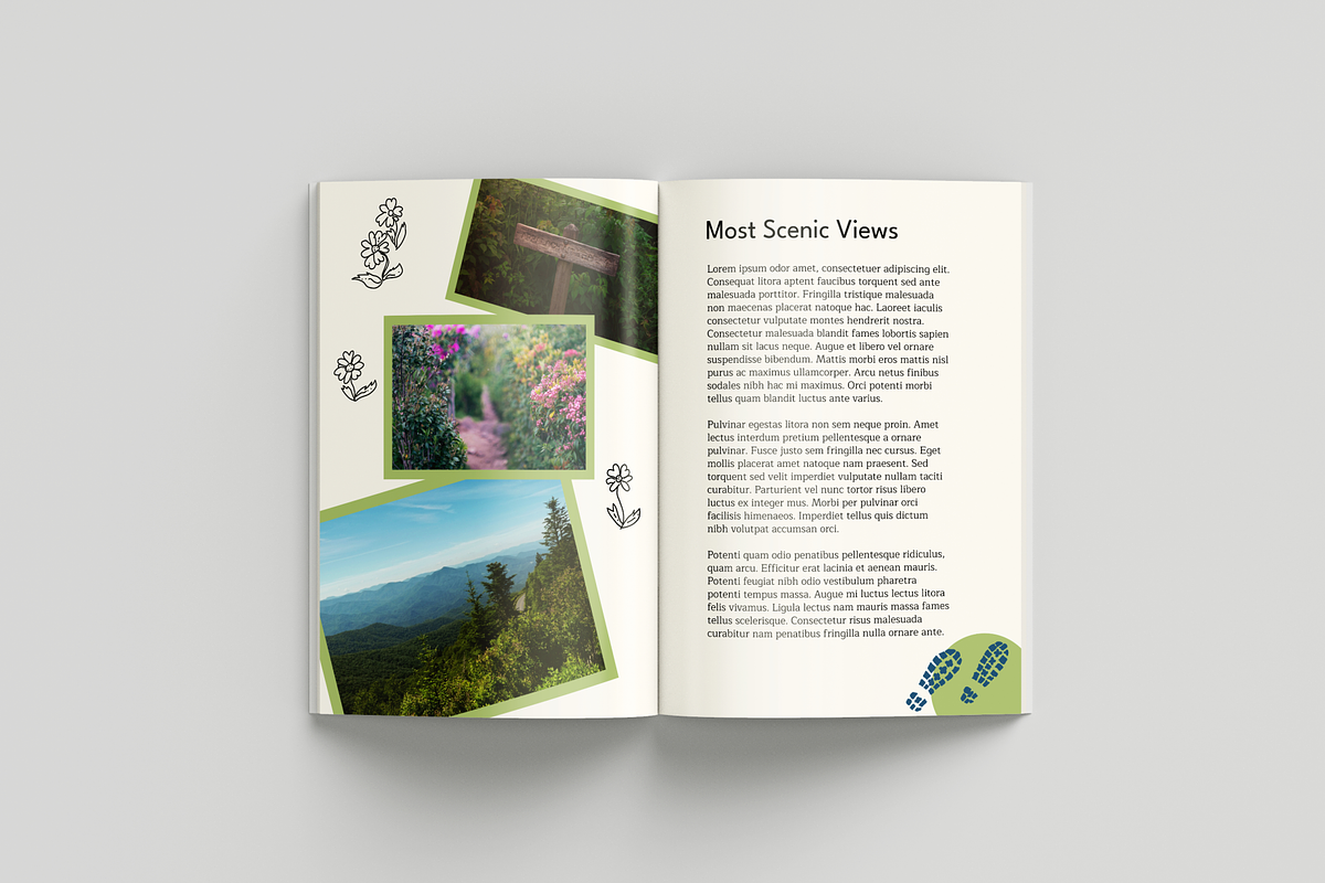 Spring Hike Illustrations, a Seasonal Illustration by AJ Doodles (Photo 6 of 16)