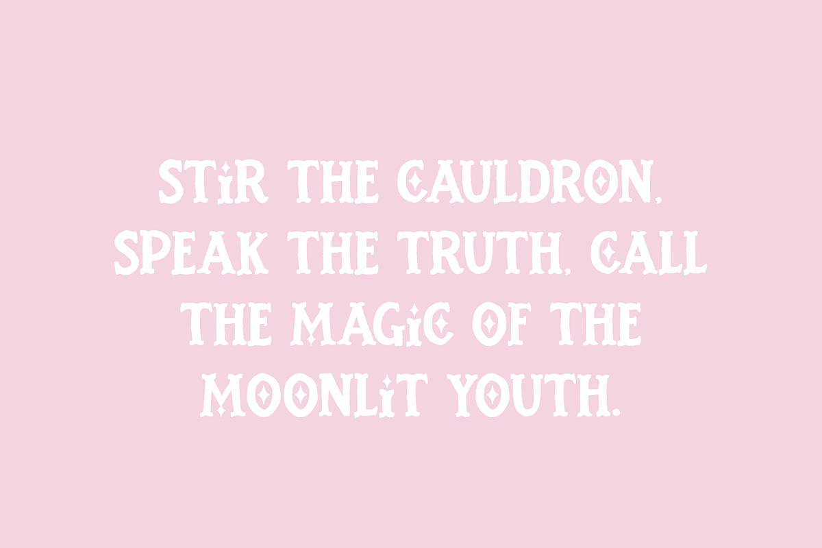 Witchmark Serif - A Tarot Font, a Handwritten Font by Beck McCormick (Photo 9 of 10)
