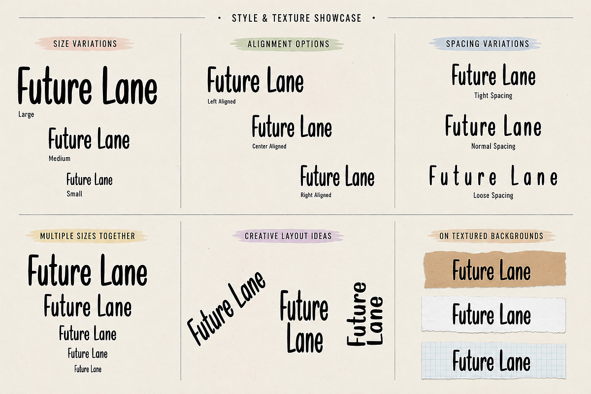 Future Lane, a Handwritten Font by Wow Magic (Photo 4 of 5)