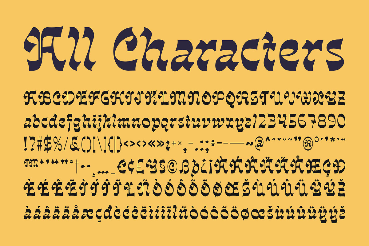 CS Manfred – Reverse Contrast Font, a Serif Font by Craft Supply Co. (Photo 8 of 8)