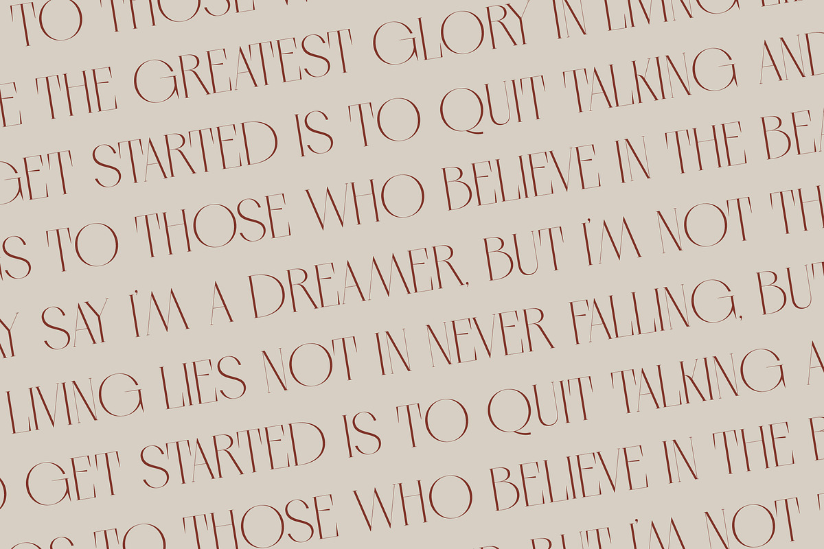 Qasnors Modern Display Serif, a Serif Font by timelesstype.co (Photo 17 of 20)