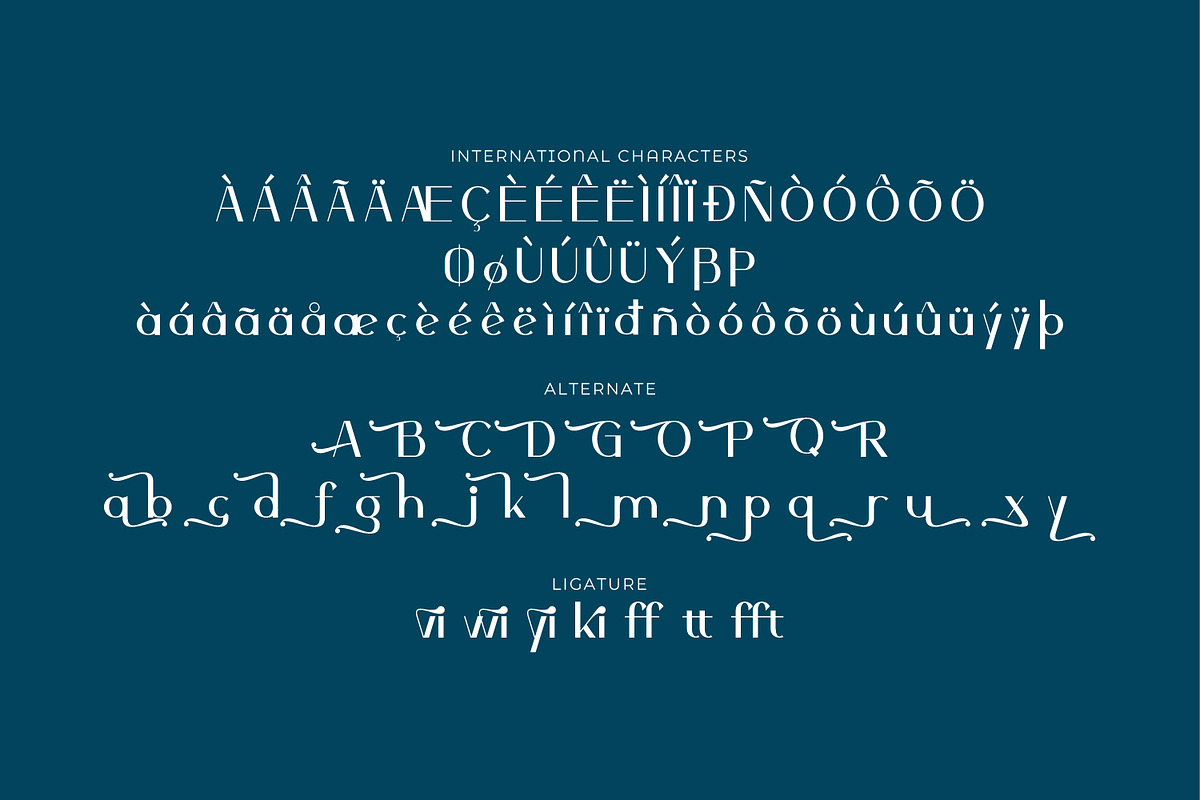 Oslavia - Modern Sans Serif Font, a Sans Serif Font by Rishsketch (Photo 14 of 15)