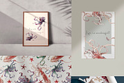 Watercolour Nautical Set, an Animal Illustration by NNclipart (Thumbnail 2 of 13)