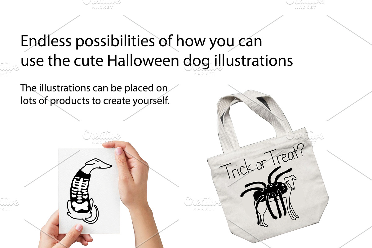 Cute Doodle Halloween Dogs, an Animal Illustration by Liz Pengilley Studio (Photo 4 of 4)