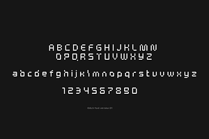 Glitch Font - Pixelated Display Sans