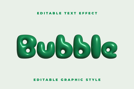 Inflated Ballon Text Effect, a Templates & Theme by studiogstock