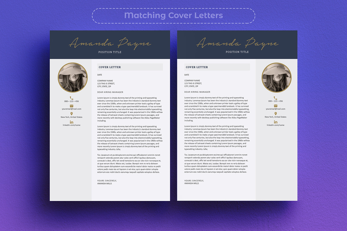 Resume Template Word + BONUS, a Resume Template by A1RESUME (Photo 6 of 7)