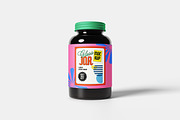 Modern Glass Jar Mockup, a Packaging Mockup by bimockup (Thumbnail 2 of 6)