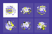 Startup and Saas illustration, a Technology Illustration by Brickclay (Thumbnail 9 of 10)
